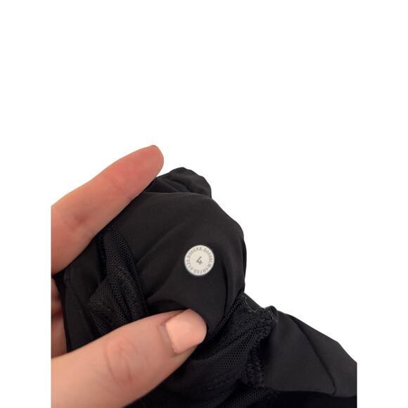 Lululemon Pants Womens 4 On The Fly Black Full Length Pull On Drawstring Waist - Picture 4 of 4